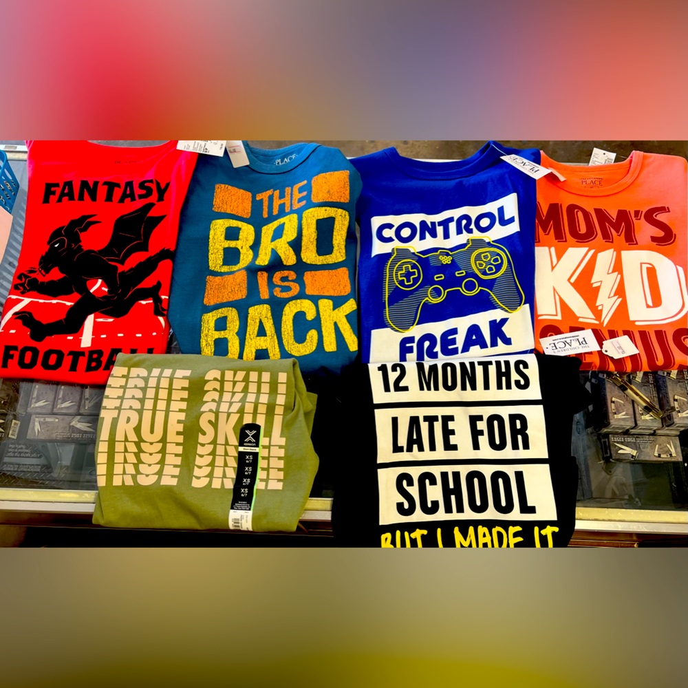 Boys 5/6  6 t shirt bundle